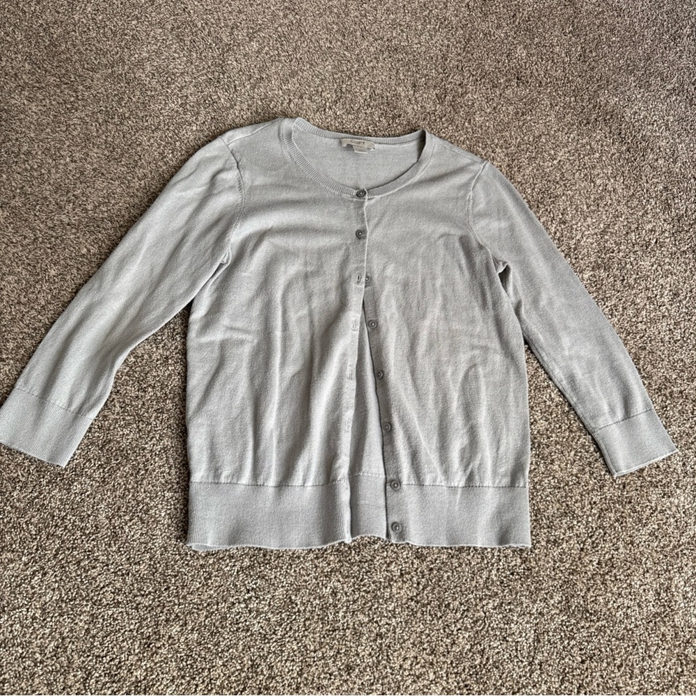 Ann Taylor Loft Button Up Cardigan Medium
